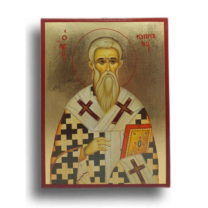 Ikona Svatého Cypriána, Kartáginského Biskupa a Mučedníka