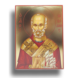 Ikona Svatého Mikuláše Divotvůrce, Patrona Štědrosti a Spravedlnosti