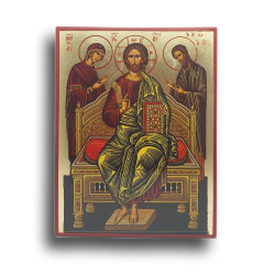 Ikona Deisis, Zobrazení Nebeské Přímluvy