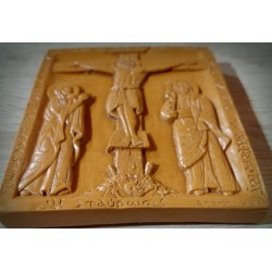 Vosková ikona Ukřižování Ježíše Krista