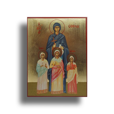 Ikona svaté Sofie a jejích dcer