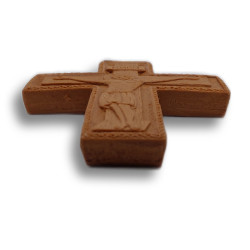 Voskový kříž s Kristem