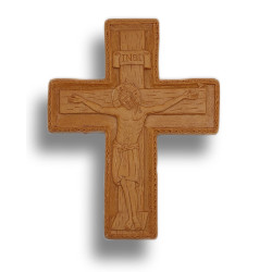 Voskový kříž s Kristem