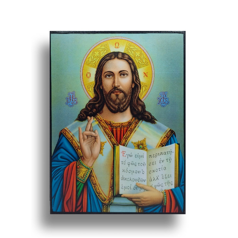 Ikona Žehnající Kristus - Já jsem Světlo