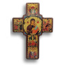 Byzantský Kříž s Ikonami z Života Ježíše a Panny Marie