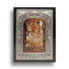Ikona Přesvaté Bohorodice s Kristem (Rupičava) v Kovovém Rámu