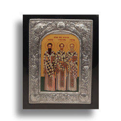 Ikona Svatých Basila Velikého, Jana Zlatoústého a Řehoře z Nyssy