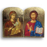 Diptych Matka Boží s Kristem a Spasitel