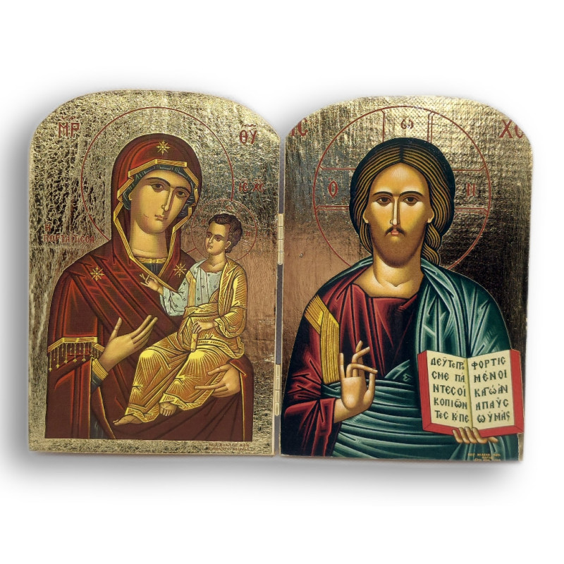 Diptych Přímluvná Panna Maria a Učitel Slova