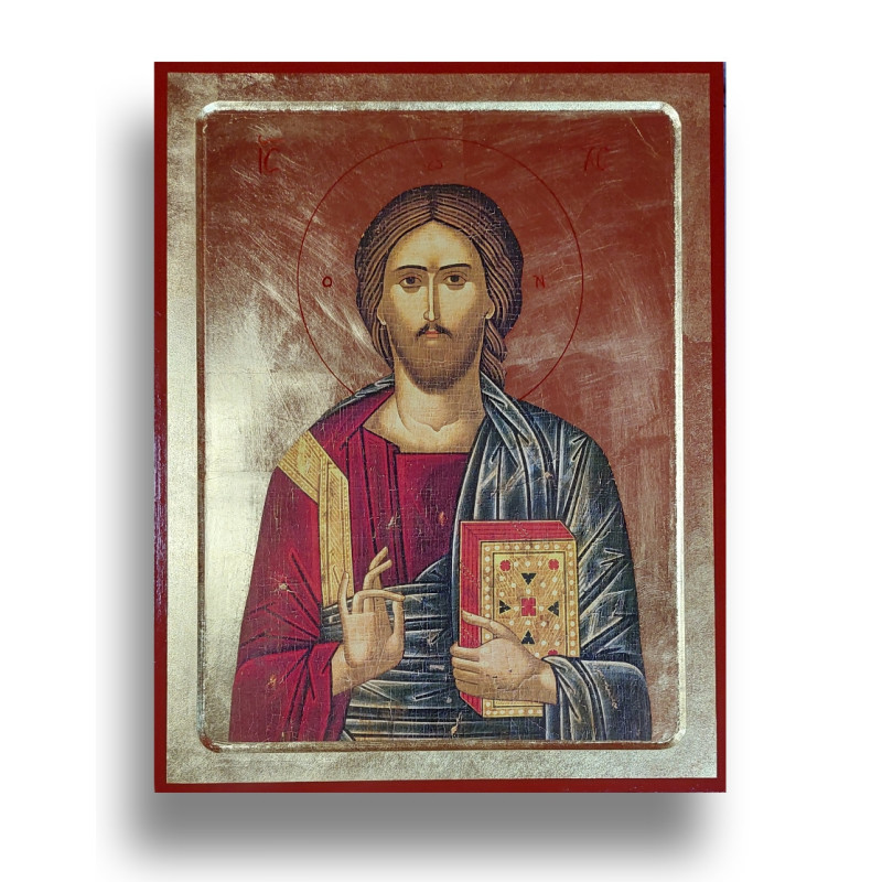 Ikona Krista Žehnajícího - kopie z Athosu