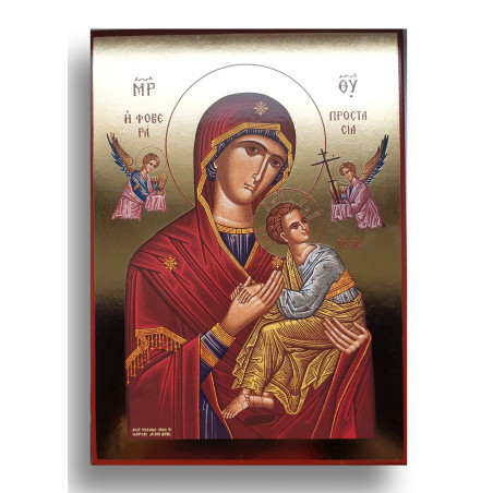 Ikona Panny Marie "Velká ochránkyně" (Η Φοβερά Προστασία)