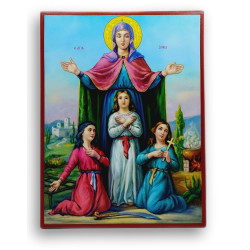 Ikona svaté Sofie s dětmi