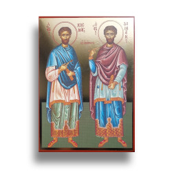 Ikona Svatí Kosmas a Damián