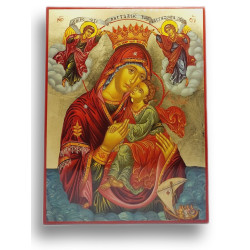 Ikona Panny Marie Bezpečný přístav - Symbol ochrany a lásky