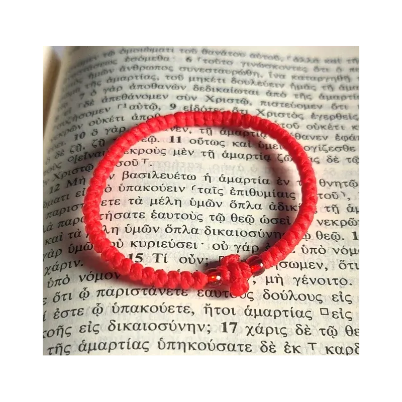 Řecký křesťanský modlitební náramek