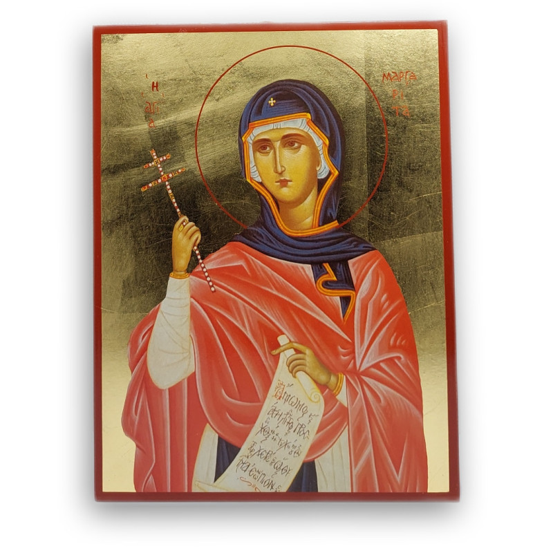 Ikona Svaté Markéty Antiochijské - Mučednice Víry