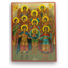 Ikona Synaxis Svatých Archandělů - Strážci Trůnu