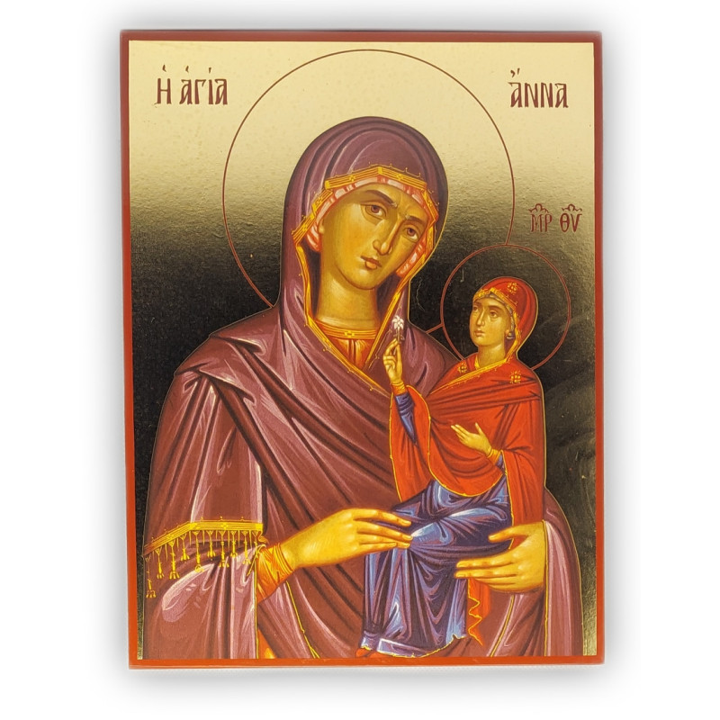 Ikona Svaté Anny s Pannou Marií