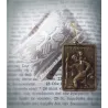 Ochranný přívěsek s kovovou ikonkou sv. Kryštofa (Christoforos)