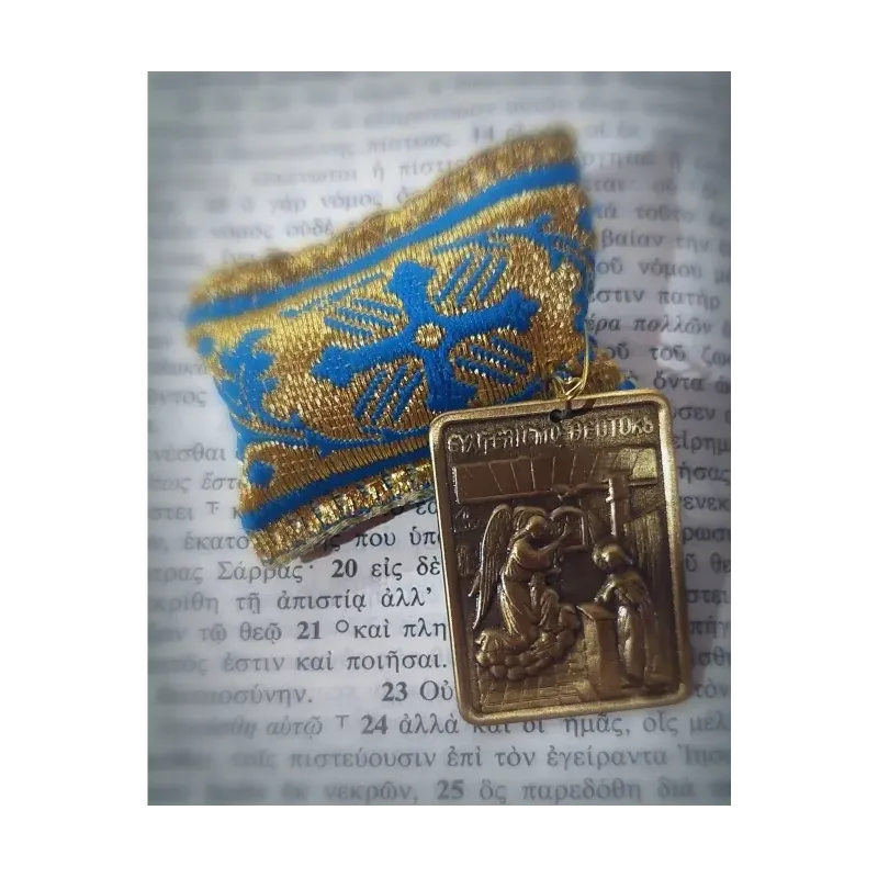 Ochranný přívěsek s ikonkou Zvěstování Páně