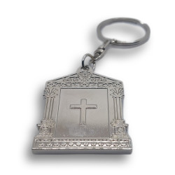 Klíčenka s ikonou panny Marie a Krista