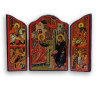 Triptych "Zvěstování Panně Marii" se sv. Jiří a Demetriem