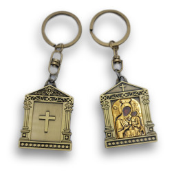 Klíčenka s Bohorodicí a Kristem B