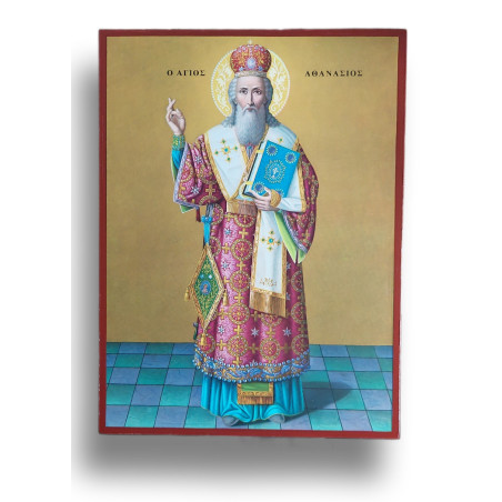 Ikona Svatého Athanasia - klasický styl