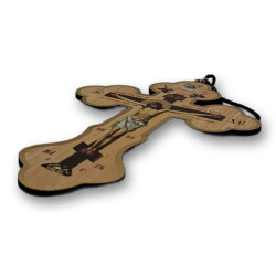 Ortodoxní byzantský kříž 15 x 9 cm