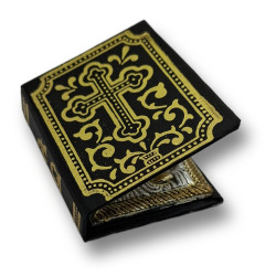 Ikonový diptych s Kristem a Pannou Marií (12 x 7 cm)