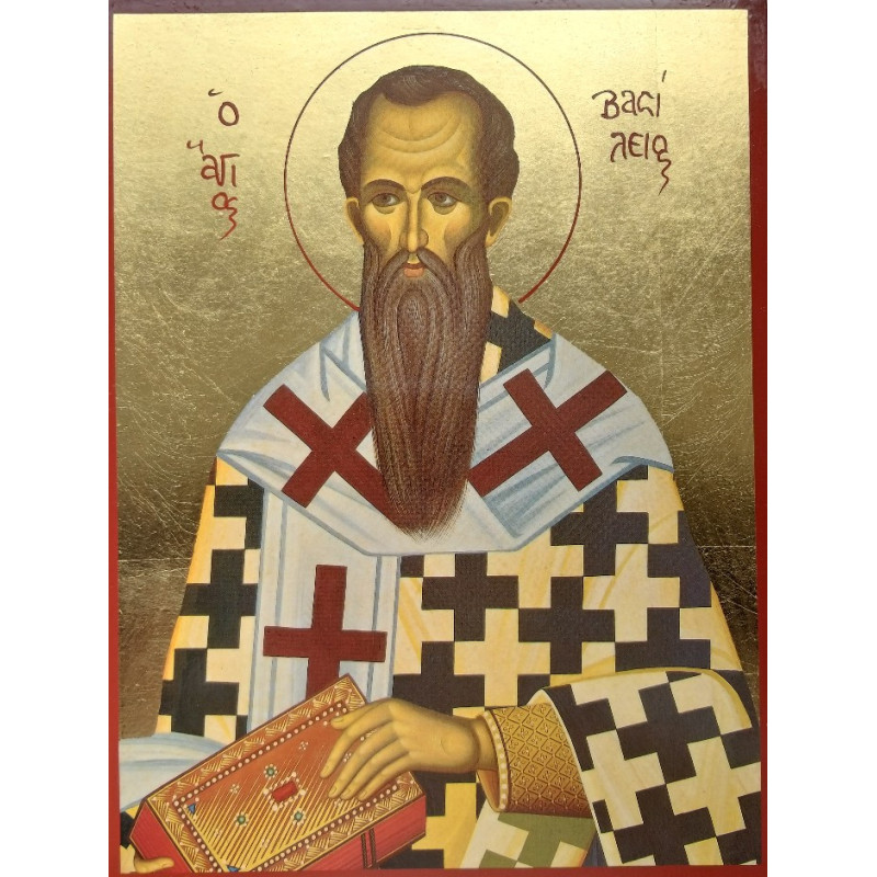 Ikona svatého Basila Velikého – Otec moudrosti a duchovní hloubky