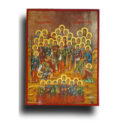 Ikona svatých čtyřiceti panen-mučednic – vítězství čistoty a víry