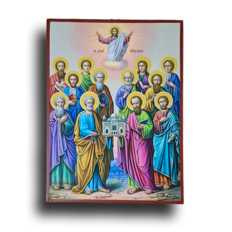 Ikona Dvanáct apoštolů – sloupy Církve a hlasatelé pravdy