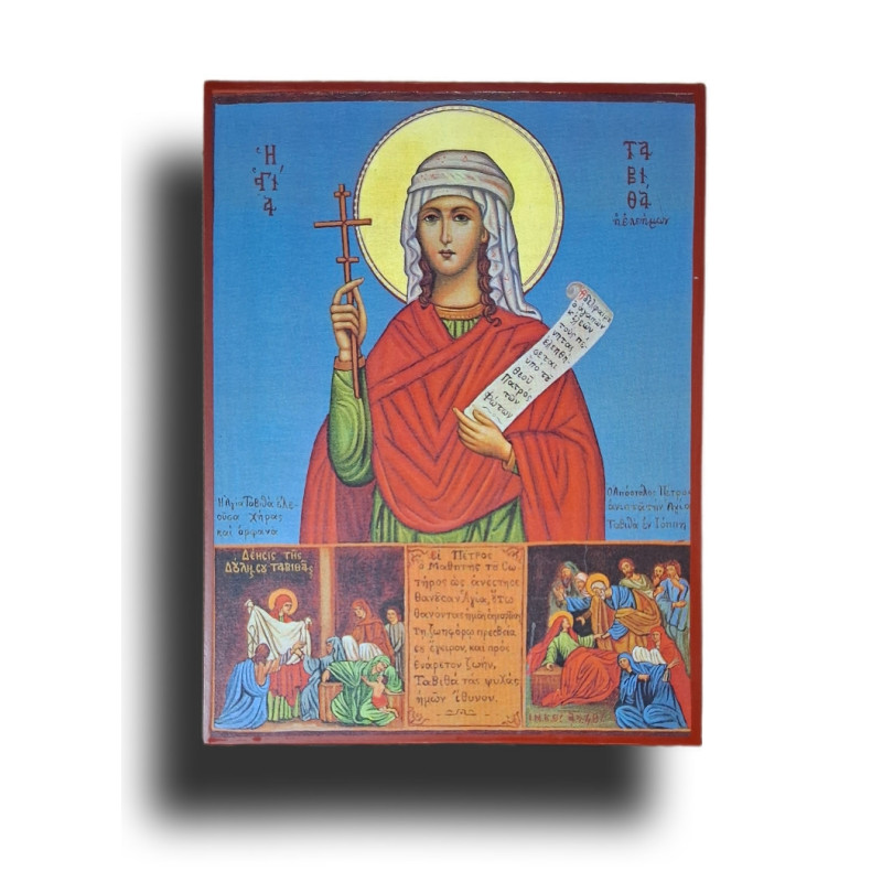 Ikona svaté Tabity – ochránkyně vdov, sirotků a činorodé lásky