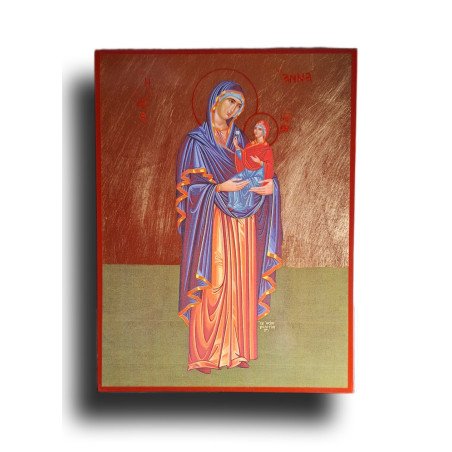 Ikona svaté Anny s malou Pannou Marií – Matka Matky Boží