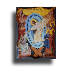 Ikona „Sestoupení do podsvětí“ – Vzkříšení Krista