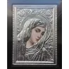 Kovová ikona Panny Marie