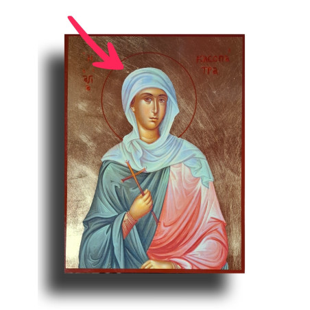 Ikona svaté Kleopatry – Dotýká se nás i ve své křehkosti