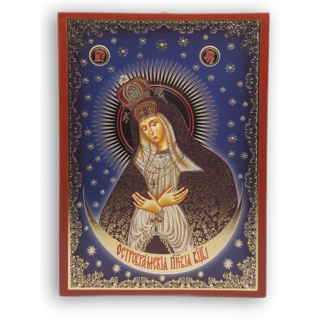 Ikona Panny Marie Ostrobramské (ruský styl)