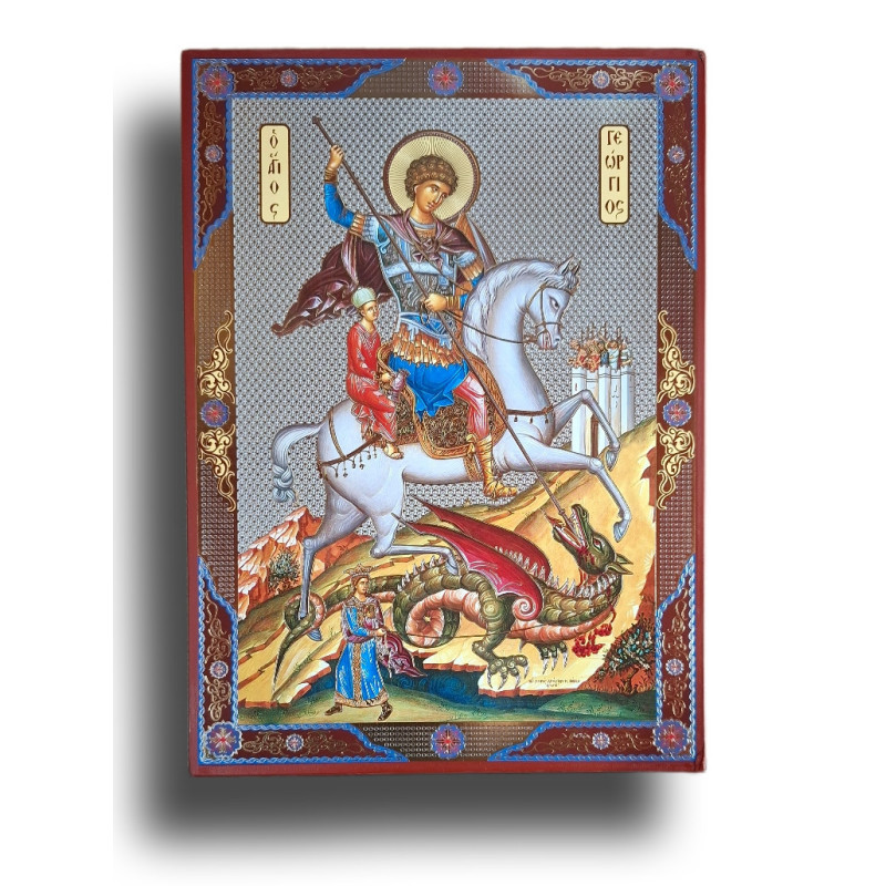 Svatý Jiří zabíjející draka – ikona vítězství víry nad strachem