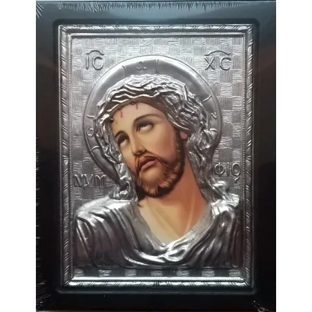 Kovová ikona Ježíše Krista