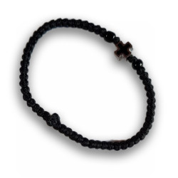 Řecký křesťanský modlitební náramek s kovovým křížem