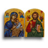 Byzantský diptych „Matka, která nese Slovo – Slovo, které nese svět“