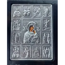 Kovová ikona Panny Marie - Ikonostas II.