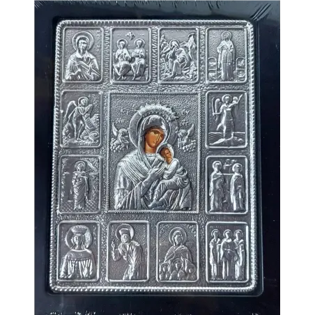 Kovová ikona Panny Marie - Ikonostas II.
