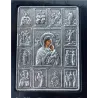 Kovová ikona Panny Marie - Ikonostas II.