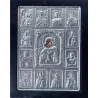 Kovová ikona Panny Marie - Ikonostas