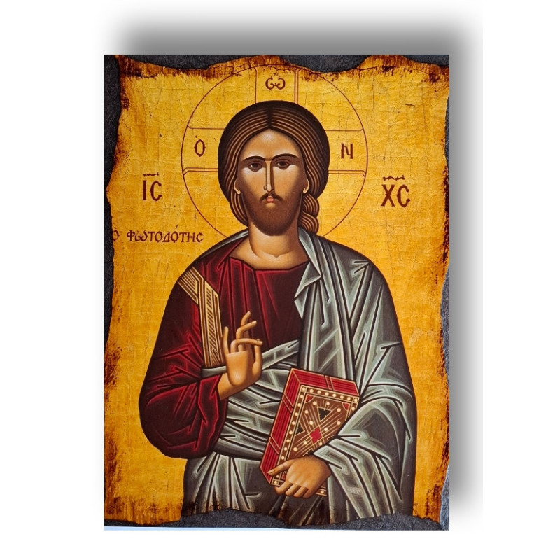 Ikona Krista Pantokratora – Dárce světla