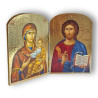 Diptych Panny Marie s Ježíškem a Krista Pantokratora