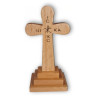Dřevěný kříž na podstavci – „IC XC NIKA“